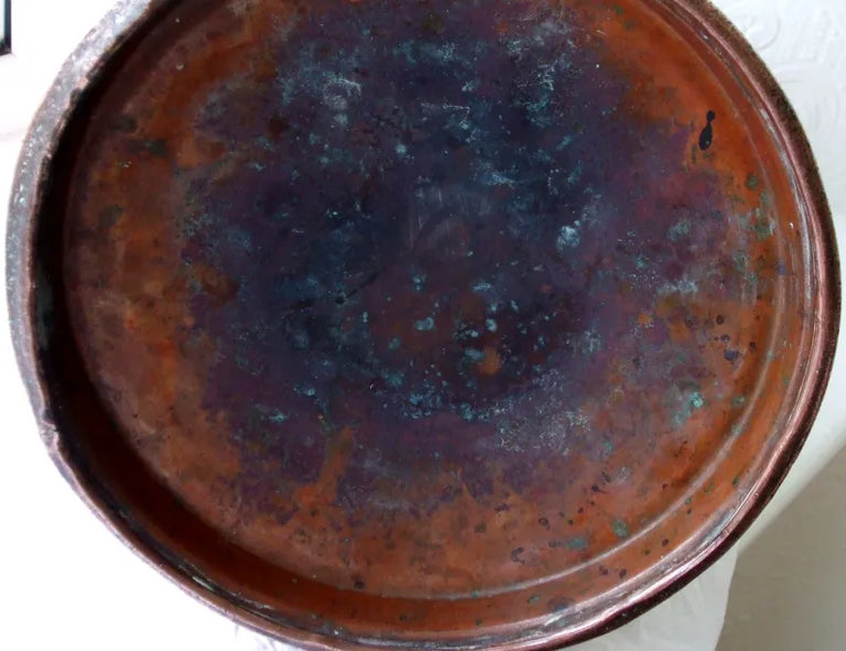 Antique English Victorian Copper Gallon Measure