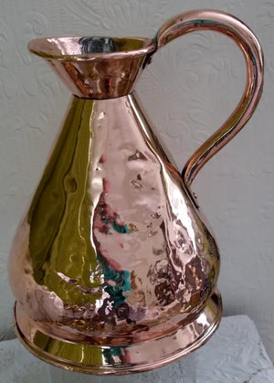 Antique English Victorian Copper Gallon Measure
