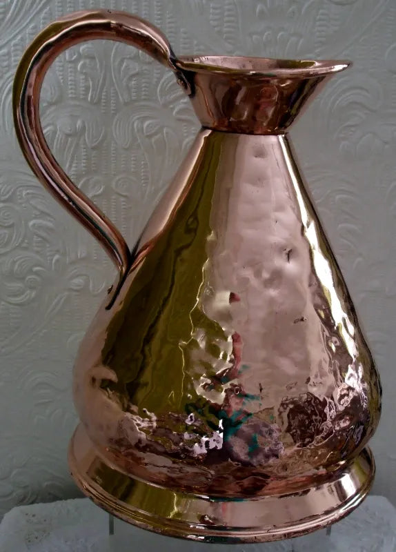 Antique English Victorian Copper Gallon Measure