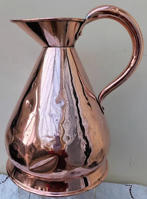 Antique English Victorian Copper Gallon Measure