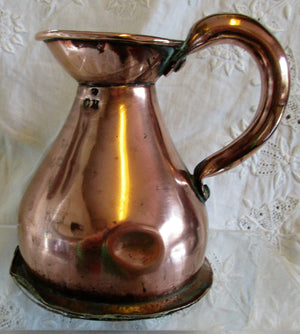 Copper Half Pint Measure 2a