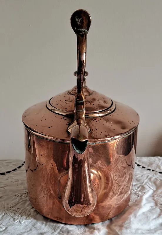 Antique English Victorian Copper Kettle