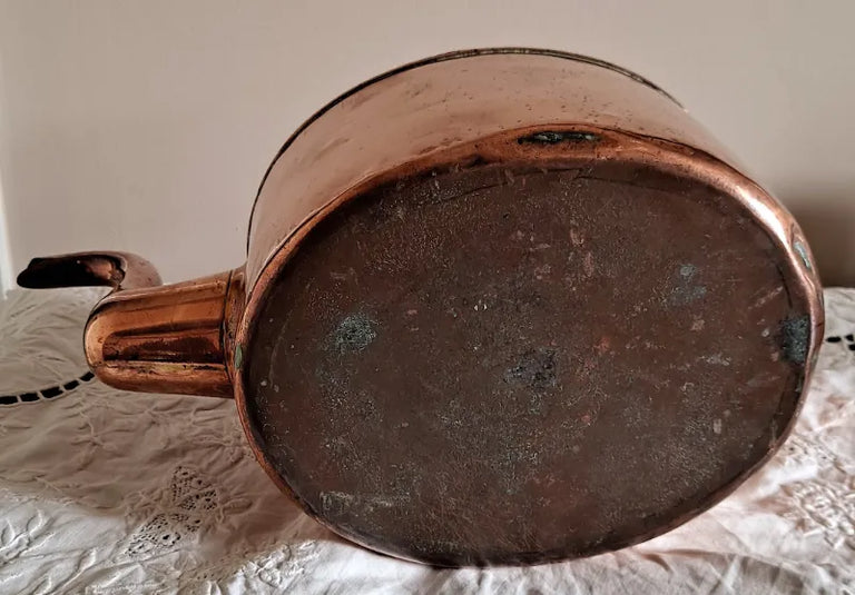 Antique English Victorian Copper Kettle