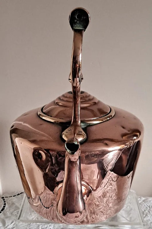 Antique English Victorian Copper Kettle