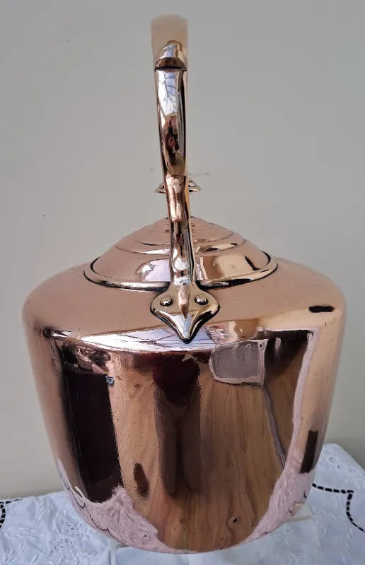 Antique English Victorian Copper Kettle