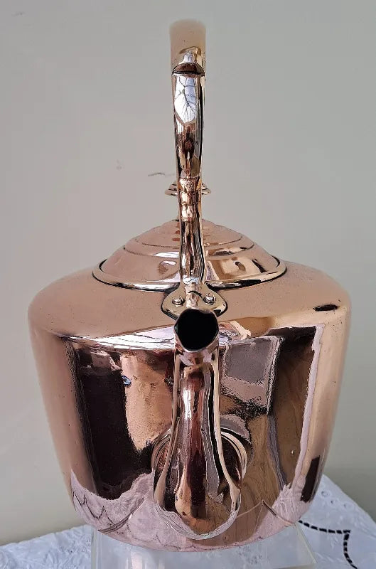 Antique English Victorian Copper Kettle