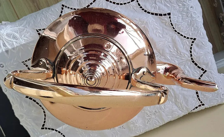 Antique English Victorian Copper Kettle