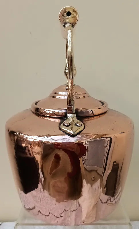 Antique English Victorian Copper Kettle