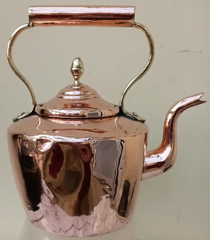 Antique English Victorian Copper Kettle