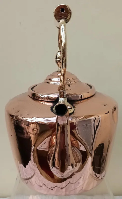 Antique English Victorian Copper Kettle