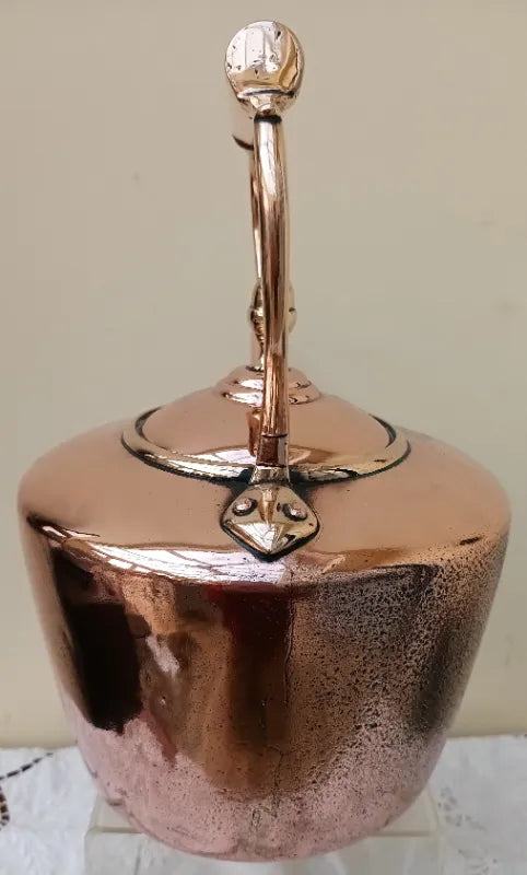 Antique English Victorian Copper Kettle