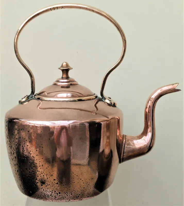 Antique English Victorian Copper Kettle