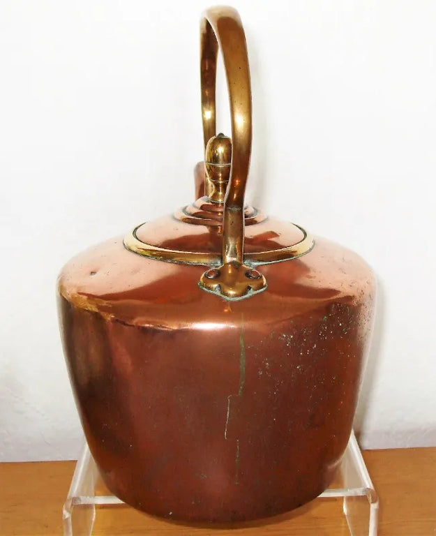 Antique English Victorian Copper Kettle