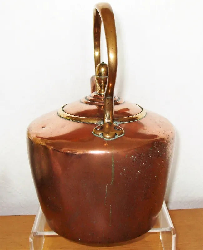 Antique English Victorian Copper Kettle