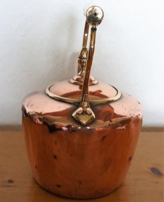 Antique English Victorian Copper Kettle