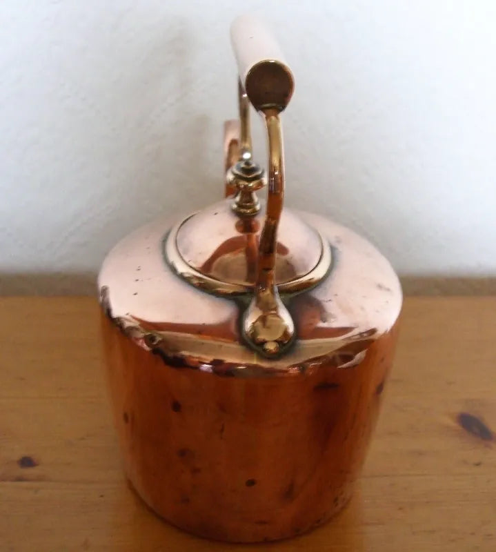 Antique English Victorian Copper Kettle