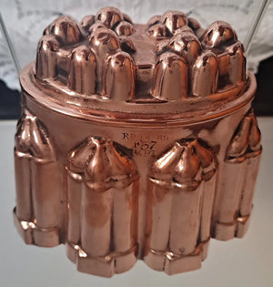 Antique English Victorian Copper Kitchen Mould