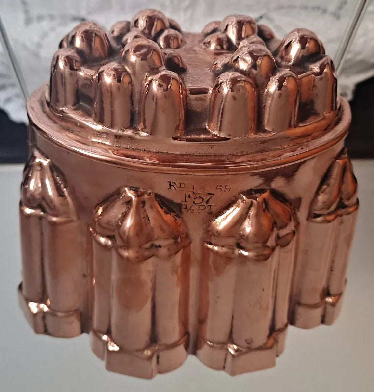 Antique English Victorian Copper Kitchen Mould