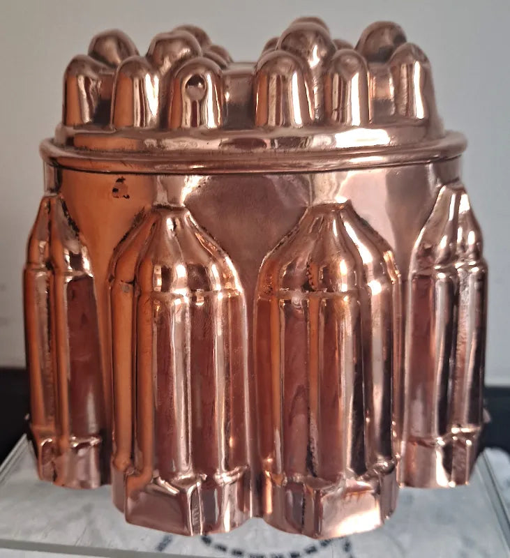 Antique English Victorian Copper Kitchen Mould
