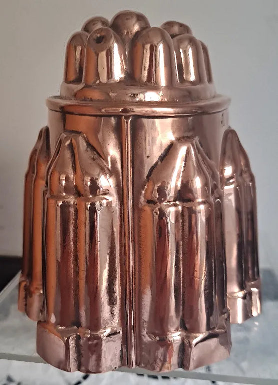 Antique English Victorian Copper Kitchen Mould