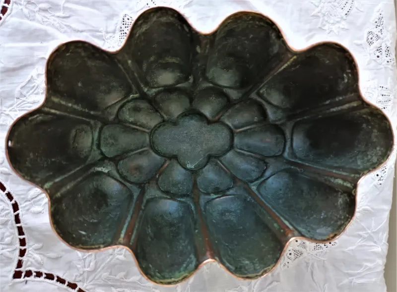 Antique English Victorian Copper Kitchen Mould