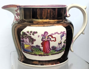 Copper Lustre Faith Jug 1a