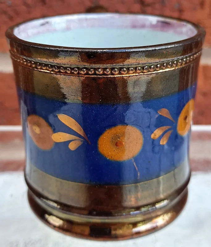 Antique Victorian Copper Lustre Mug