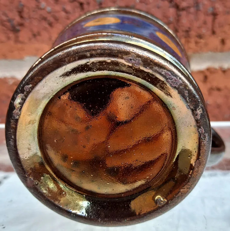 Antique Victorian Copper Lustre Mug