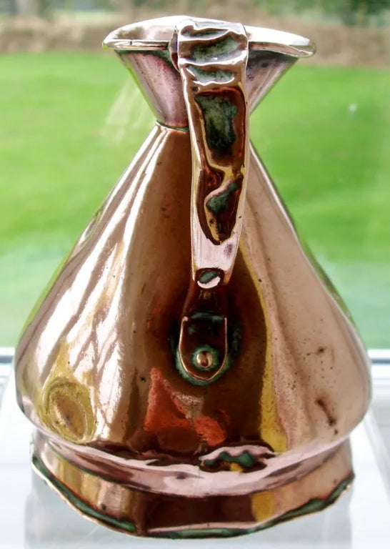 Antique English Victorian Copper Pint Measure