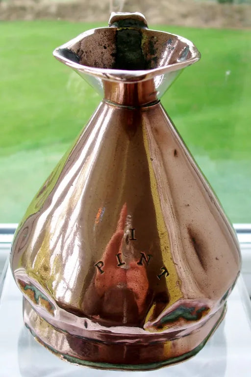 Antique English Victorian Copper Pint Measure