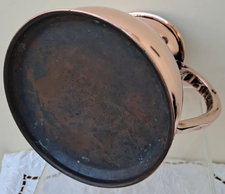 Antique English Victorian Copper Pint Measure