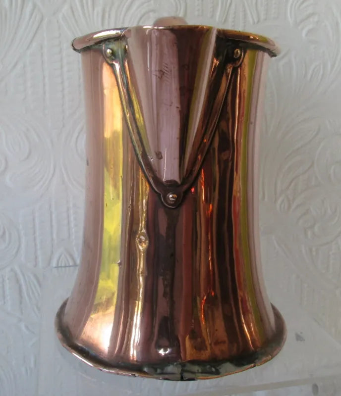 Antique English Victorian Copper Quart Tavern Jug