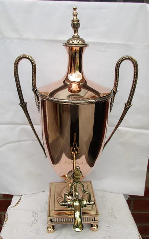Victorian Copper Samovar / Tea Urn ~ Benham & Sons