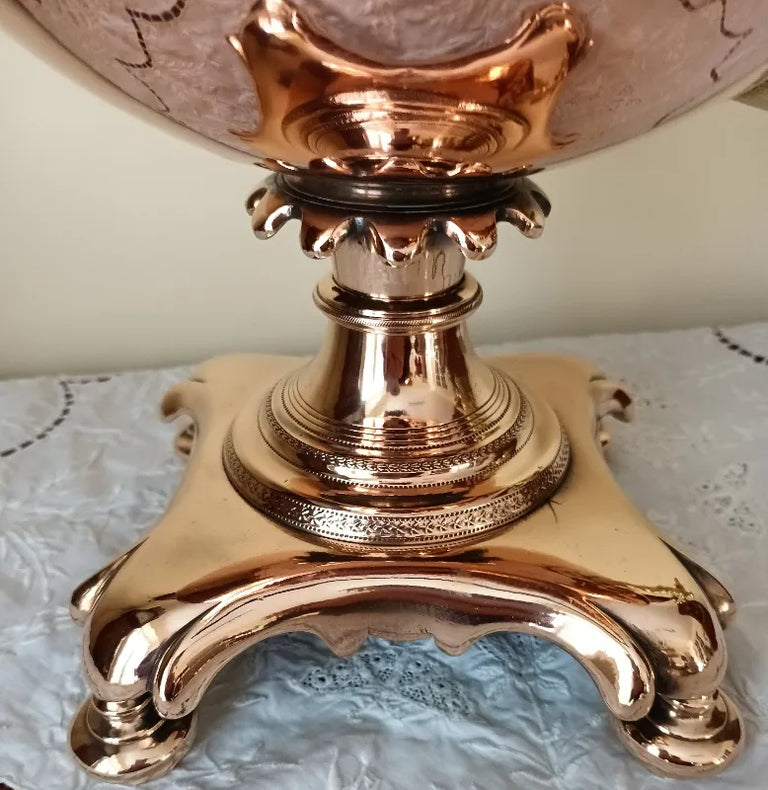 Antique English Georgian Copper Samovar