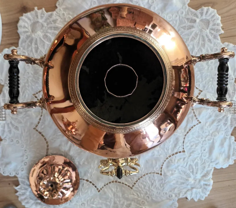 Antique English Georgian Copper Samovar