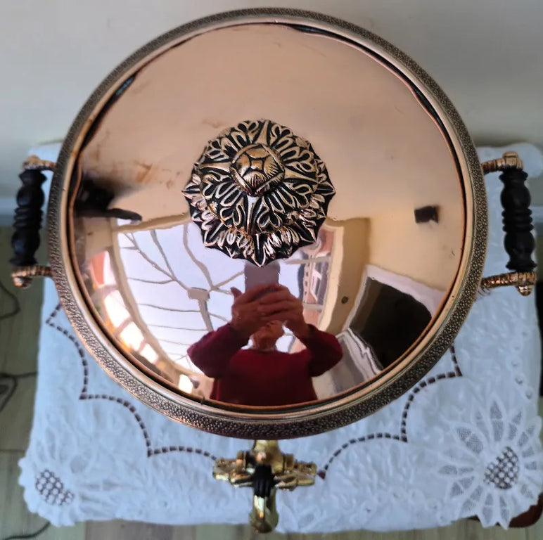 Antique English Georgian Copper Samovar