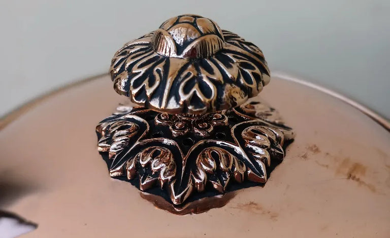 Antique English Georgian Copper Samovar