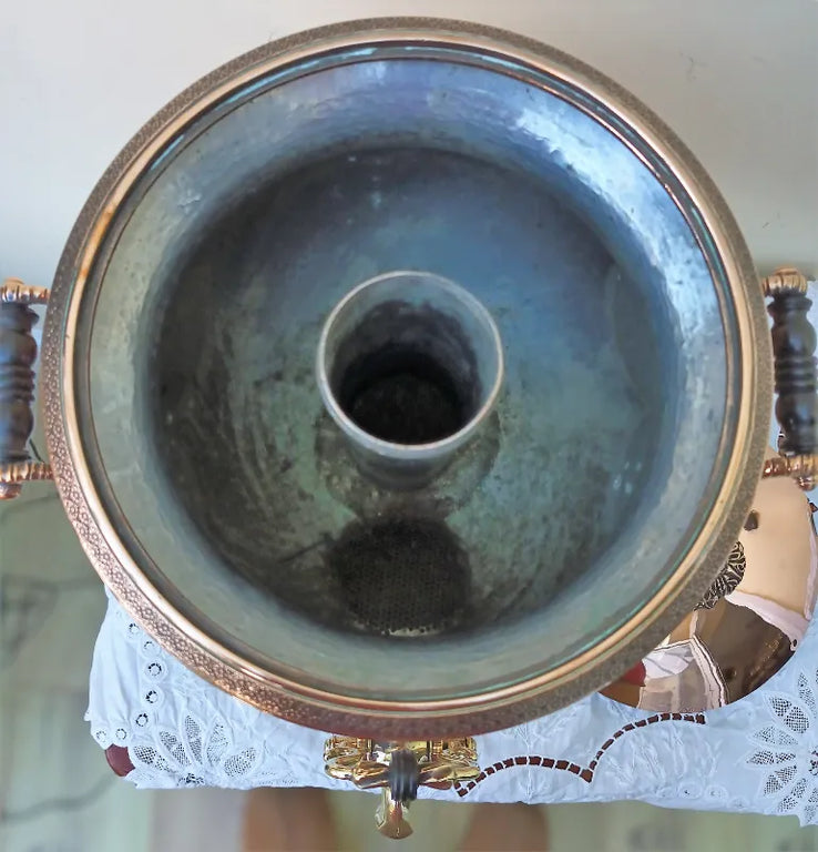 Antique English Georgian Copper Samovar