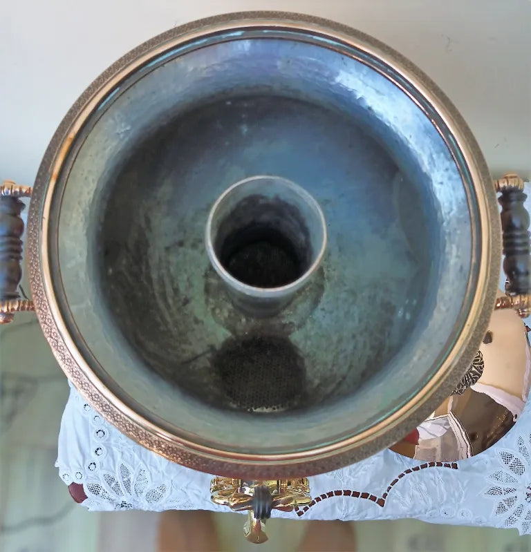 Antique English Georgian Copper Samovar