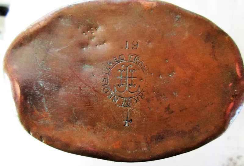 Antique Victorian Copper Tea Caddy ~ Henry Loveridge & Co.