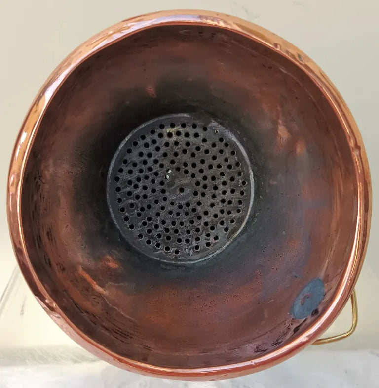 Antique English Victorian Copper Wine Funnel