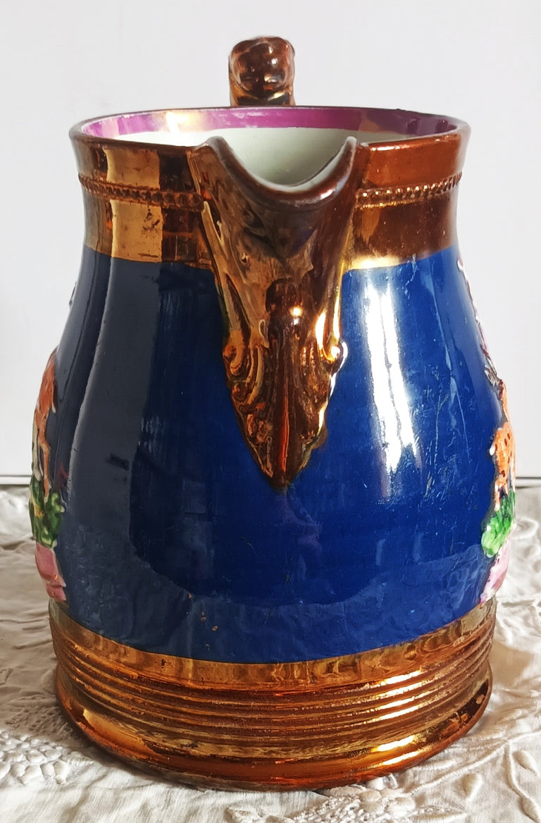 Antique Victorian Copper Lustre Jug