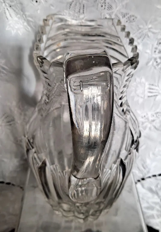 Antique Late Regency Cut Glass Water Jug
