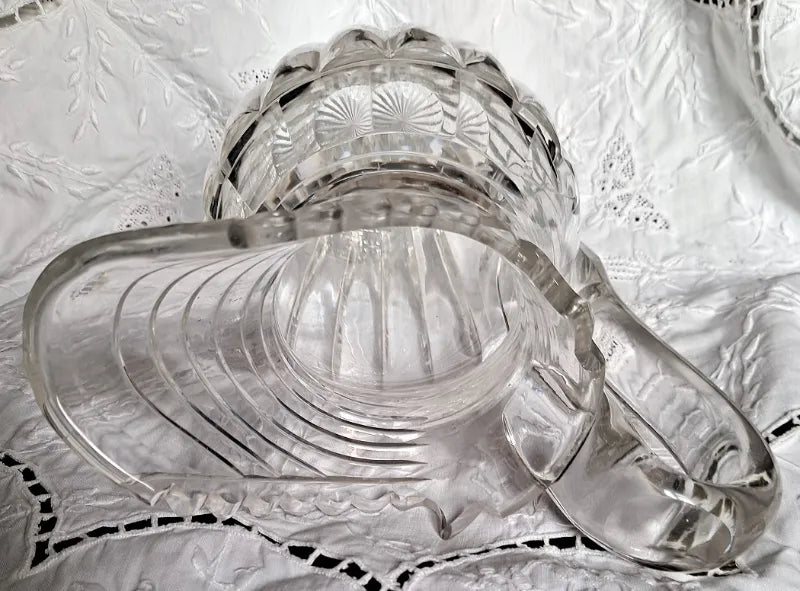 Antique Late Regency Cut Glass Water Jug
