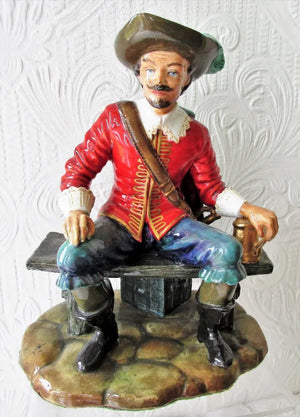 Reginald Johnson ~ Porcelain Figurine ~ "D'Artagnan from The Three Musketeers"