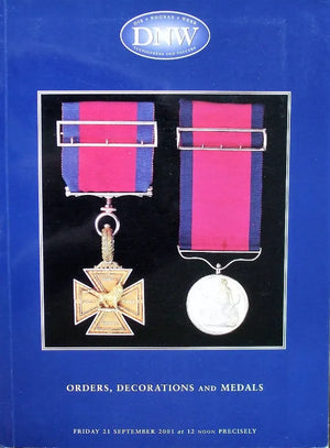 Dix, Noonan, Webb ~ Decorations & Medals ~ London ~ 21. 09. 2001
