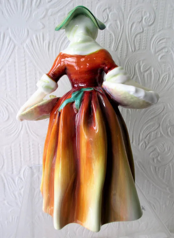 Vintage Royal Doulton Porcelain  Figurine ~ Daffy Down Dilly ~ HN 1712 ~ Rare Colour