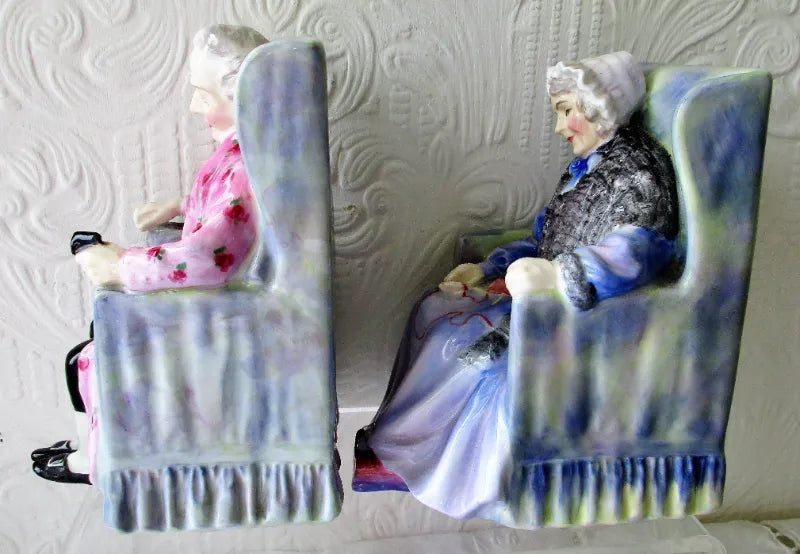 Pair Royal Doulton Figurines ~ 
