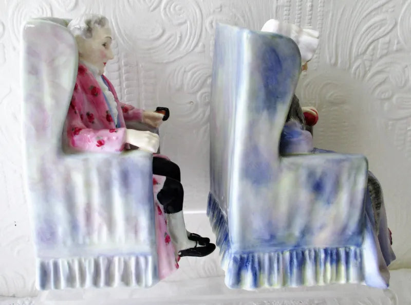 Pair Royal Doulton Figurines ~ 