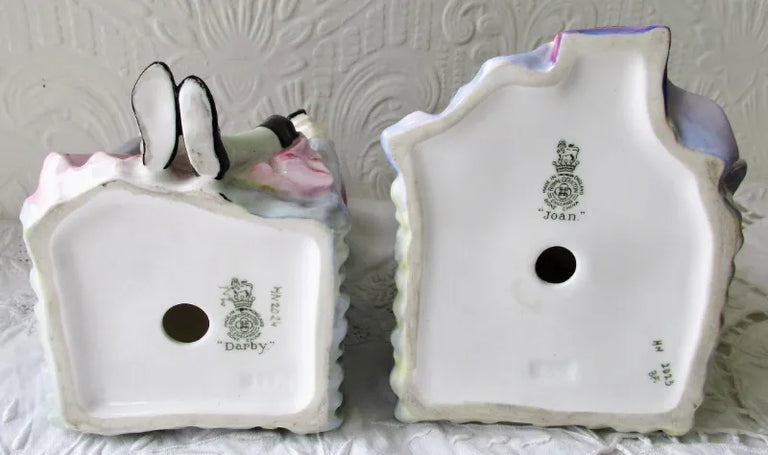 Pair Royal Doulton Figurines ~ 